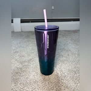 Starbucks Siren Logo TUMBLER 24oz Stainless 2023 Twilight Ombre MERMAID SCALES